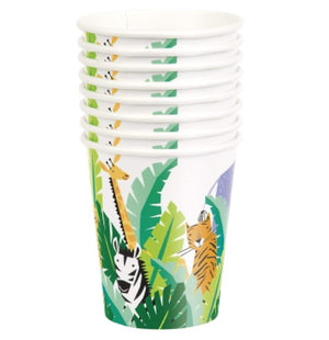 Animal Safari 9oz Paper Cup (8 pack)