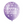 Load image into Gallery viewer, Pink 12&quot; Glitz Petal Spring Lavender &amp; White Latex Balloons &quot;Happy Birthday&quot; (6 Pack)
