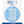 Load image into Gallery viewer, 1 Glitz Blue &amp; Silver Birthday Badge 30
