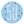 Load image into Gallery viewer, 1 Glitz Blue &amp; Silver Birthday Badge 50

