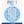 Load image into Gallery viewer, Glitz Blue &amp; Silver Birthday Badge 90
