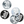 Load image into Gallery viewer, Birthday Black Glitz Number 30 Confetti (0.5 oz)
