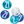 Load image into Gallery viewer, Birthday Blue Glitz Number 21 Confetti (0.5 oz)
