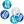 Load image into Gallery viewer, Birthday Blue Glitz Number 40 Confetti (0.5 oz)

