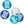 Load image into Gallery viewer, Birthday Blue Glitz Number 80 Confetti (0.5 oz)

