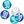 Load image into Gallery viewer, Birthday Blue Glitz Number 90 Confetti (0.5 oz)
