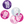 Load image into Gallery viewer, Birthday Pink Glitz Number 18 Confetti (0.5 oz)
