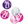 Load image into Gallery viewer, Birthday Pink Glitz Number 21 Confetti (0.5 oz)
