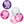 Load image into Gallery viewer, Birthday Pink Glitz Number 90 Confetti (0.5 oz)

