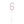 Load image into Gallery viewer, Birthday Pink Glitz Number 6 Sparkler (7&quot;)
