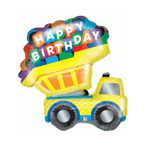 Dump Truck Packaged Foil Balloon (33inch)