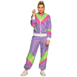 Shell Suit Retro Babe - Purple (Large)