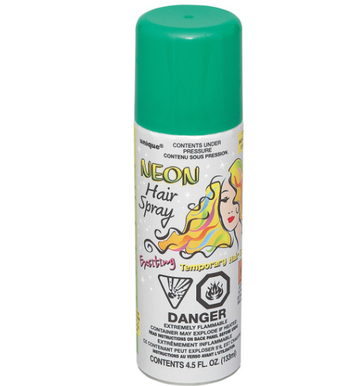 Green Neon Hair Spray (4.5 fl oz)