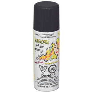 Black Neon Hair Spray (4.5 fl oz)