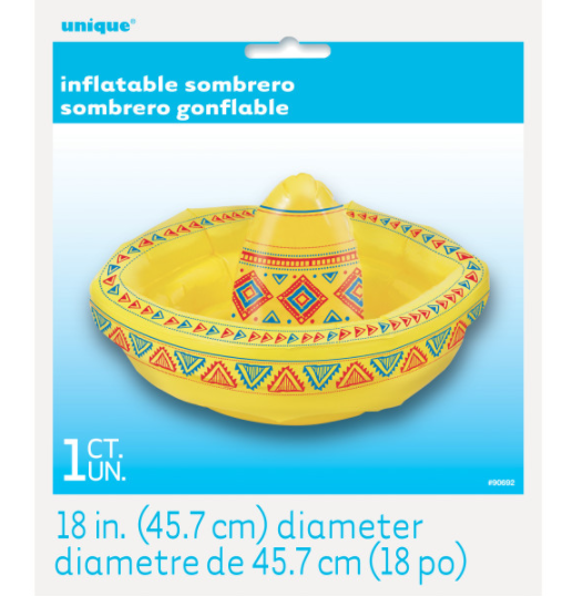 Inflatable Sombrero (19" Diameter)
