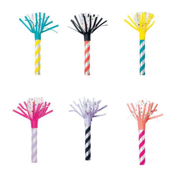 Fringed Party Blowouts (6 Pack)