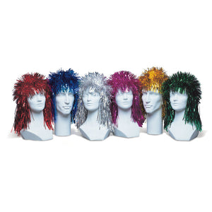 Punk Foil Wigs Assorted Colors