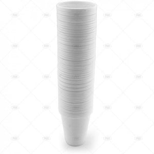 Drink Cups Plastic White 200ml (60 Pack)