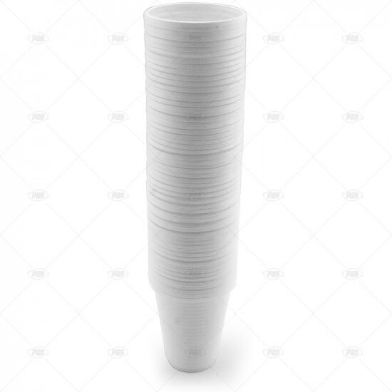 Drink Cups Plastic White 200ml (60 Pack)