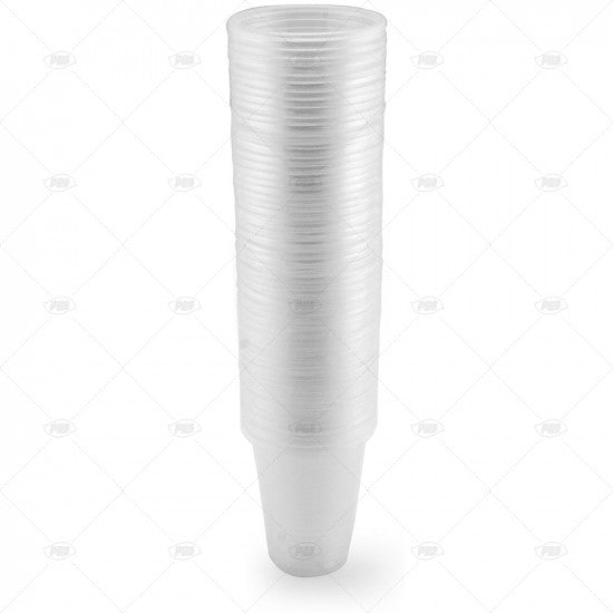 Drink Cups Plastic Clear 200ml - (60 Pack)