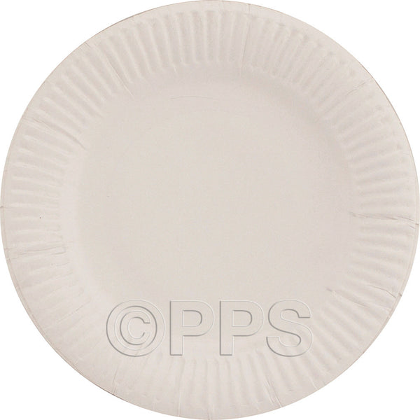 Plates Paper white 18cm (100 Pack)