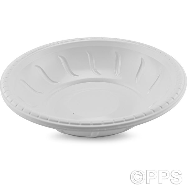 Plates Plastic Salad Bowl - White 50oz (5 Pack)