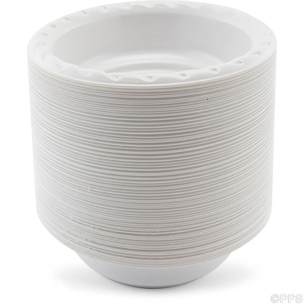 Plates Plastic Bowl White 5oz (100 Pack)