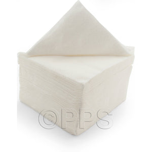 White Napkins - 1ply - 30cm (100 Pack)