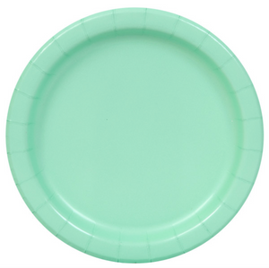Mint Solid Round 7" Dessert Plates (20 Pack)