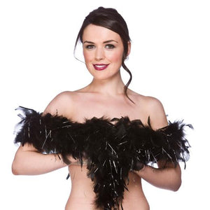 Feather Boa - Black (60gm/1.7m)