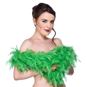 Feather Boa - Green - 60gm/1.7m
