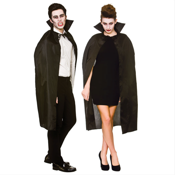 Adult Cape w/Collar - Black