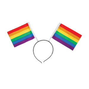 Rainbow Flags on Headband