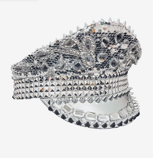 Deluxe Captain Hat - Silver - Imperfect
