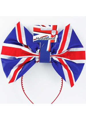 Great Britain Bow on Headband