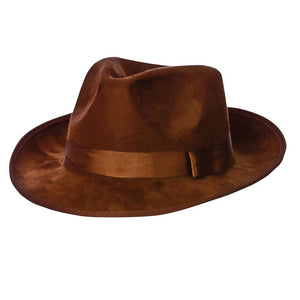Fedora - Top Quality Brown Suede
