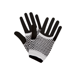 80's Net Gloves - White