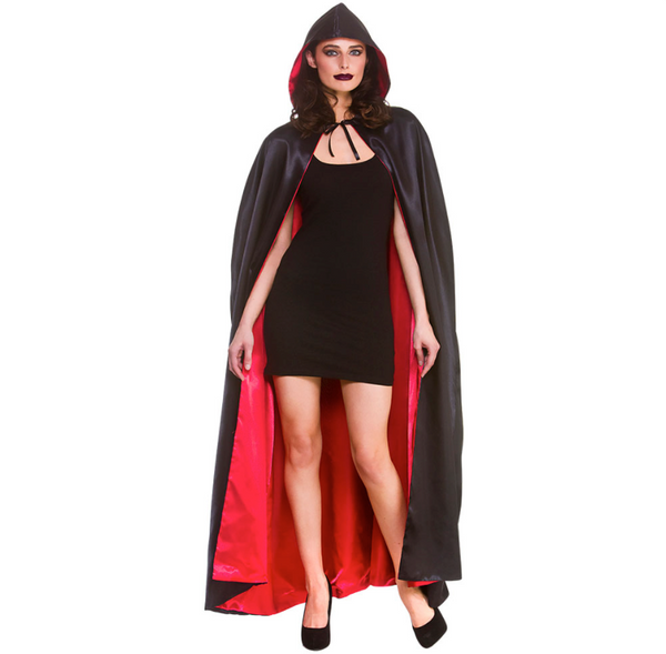 Super Deluxe Lined Satin Cape w/ Hood (140cm)