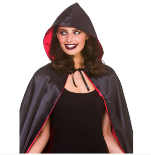 Super Deluxe Lined Satin Cape w/ Hood (140cm)