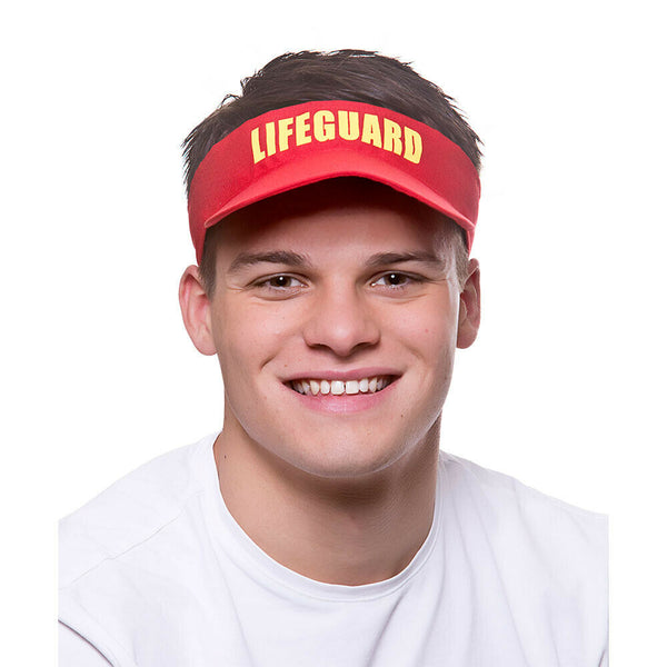 Visor - Red Lifeguard
