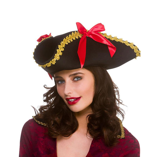 Ladies Tricorn Pirate Hat