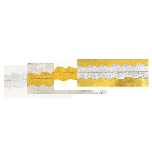 Cake Frills White/Silver/Gold Assortment (3.5 x 34")