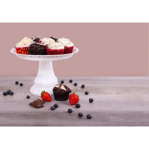 CUP CAKE STAND WHITE ONLY  (26X17CM)