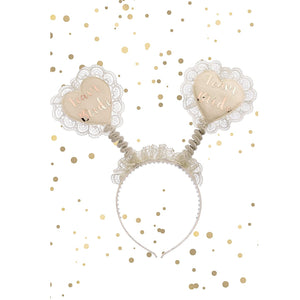 Team Bride Bopper - Lace & Rose Gold
