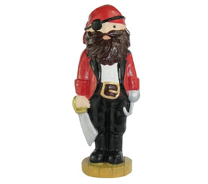 Pirate Resin Cake Topper & Red Happy Birthday Motto Mini Mister