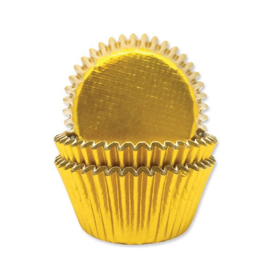 Gold Foil Cupcake Cases