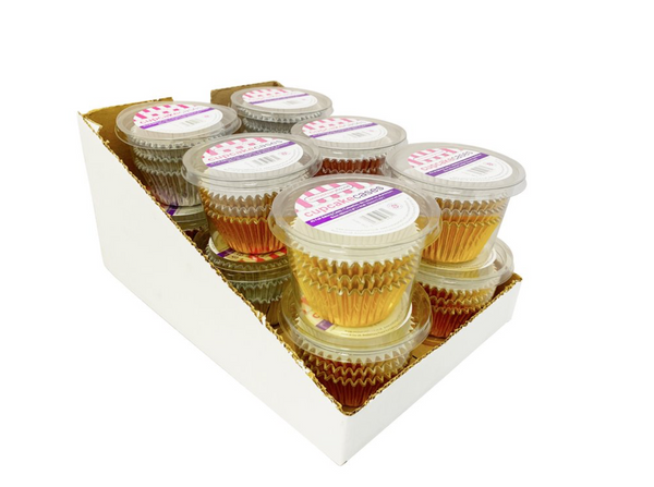 Gold Foil Cupcake Cases