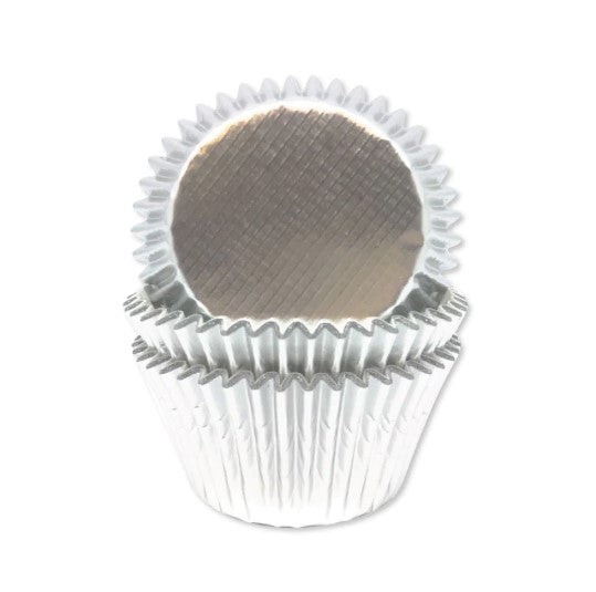 Silver Foil Cupcake Cases