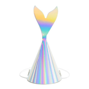 Party hats Mermaid - Iridescent (18cm)