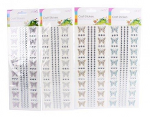 Butterfly Gem Strips (10X31CM)